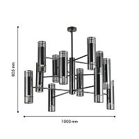 подвесная люстра farol 4481-24p, доставка по Казахстану 