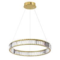 5015/36l l-vision odl23 425 золотой/прозрачный металл/хрусталь люстра led 36w 4000k 4280лм vekia, доставка по Казахстану 
