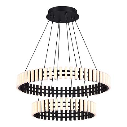 люстры sl6203.403.65 люстра подвесная st-luce черный/белый led 1*65w 3000k, доставка по Казахстану 