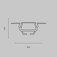 Дополнительная картинка Комплектующие к светодиодной ленте Technical ALM010S-2M