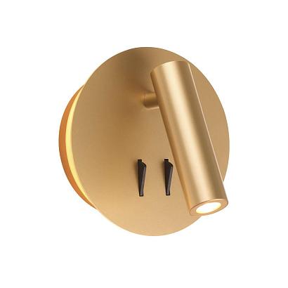 С 1 плафоном на стену Светодиодный спот Odeon Light Hightech Beam 3913/9WL, доставка по Казахстану 
