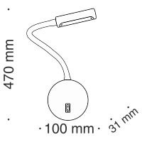 Дополнительная картинка Бра Maytoni Stem C035WL-L3B3K