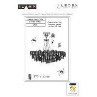 Дополнительная картинка Подвесная люстра iLAMP Savage 7204-L1600 GD