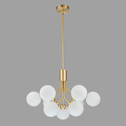 подвесная люстра belfast bryson l-8130-6+3 br gl, доставка по Казахстану 