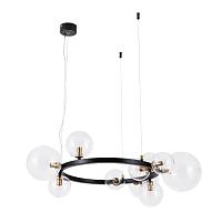 светильник подвесной arte lamp vincent a7790sp-10bk, доставка по Казахстану 