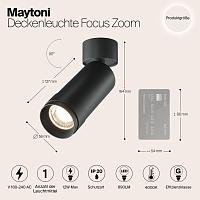Дополнительная картинка Потолочный светильник Technical C055CL-L12W4K-Z-B