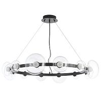 светильник crystal lux bosque sp12 black/transparent crystal lux 0270/312, доставка по Казахстану 