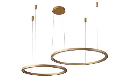 люстры люстра crystal lux fortuna sp123w led d600+800 gold crystal lux 1810/302, доставка по Казахстану 
