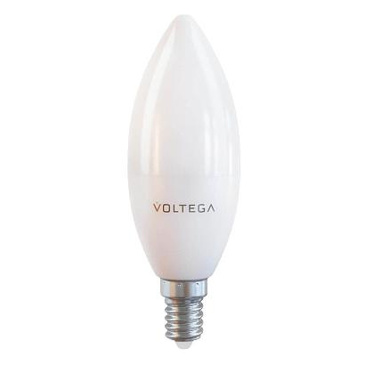 Лампа светодиодная Voltega E14 10W 4000К матовая VG2-C37E14warm10W 7065 купить в Алматы svet.kz