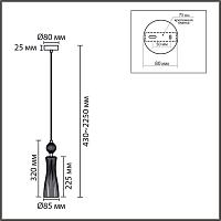 Дополнительная картинка 8268/1A Lumion Подвесной светильник EMILY