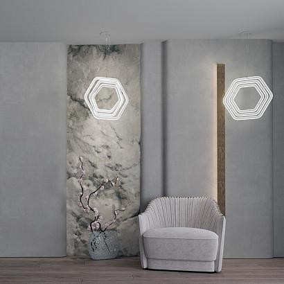 359174 over nt23 000 белый светильник подвесной диммируемый, в комплекте пульт ду ip20 led 4000к 148w 220v ondo, доставка по Казахстану 