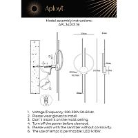 Дополнительная картинка APL.340.01.16 Бра настенное Aployt Veronik