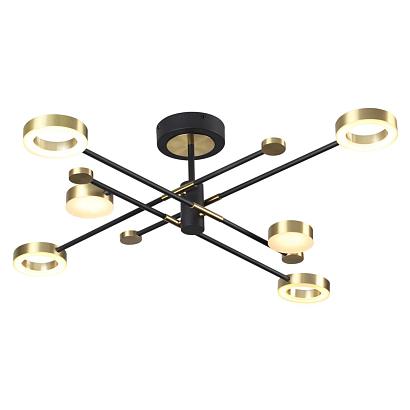 купить Потолочная светодиодная люстра Odeon Light Midcent Denzel 4321/55CL в Алматы, svet.kz, доставка по Казахстану 