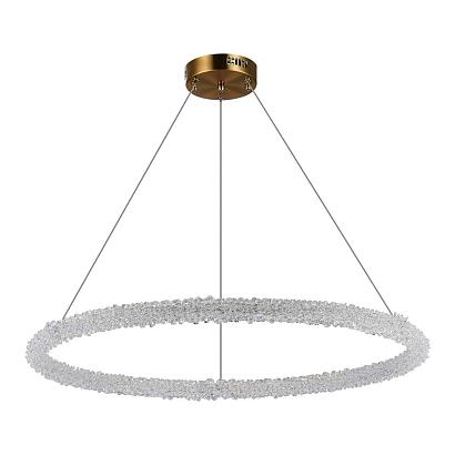люстры sl6110.223.01 люстра подвесная st-luce золотистый/золотистый led 1*45w 3000 - 6500k, доставка по Казахстану 