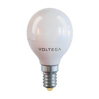 Лампа светодиодная Voltega E14 7W 2800K матовая VG2-G45E14warm7W Globe 7W 7054, фото 2