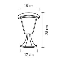 Дополнительная картинка Уличный светодиодный светильник Lightstar Lampione 375970
