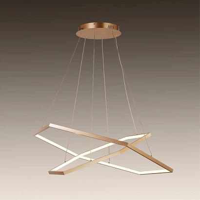 подвесной светодиодный светильник favourite hexagon 2103-14p, доставка по Казахстану 