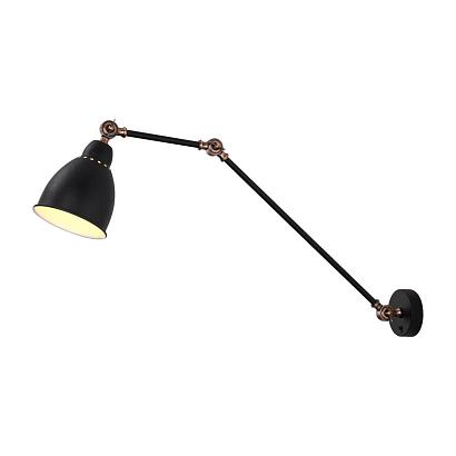 С 1 плафоном на стену Спот Arte Lamp A2055AP-1BK, доставка по Казахстану 