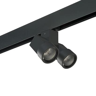 PRO051037 Светильник д - 1-фазн трека ILLUMO HP16X2 ЧЕРНЫЙ  595027 - 051037 купить в Алматы svet.kz