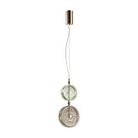 5412/13ld l-vision odl_ex23 8 золотой/зеленый/св.коричневый металл/стекло подвес led 13w 4000k caramella, доставка по Казахстану 