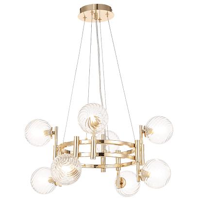 люстры подвесной светильник crystal lux luxury sp8 gold crystal lux 2270/308, доставка по Казахстану 