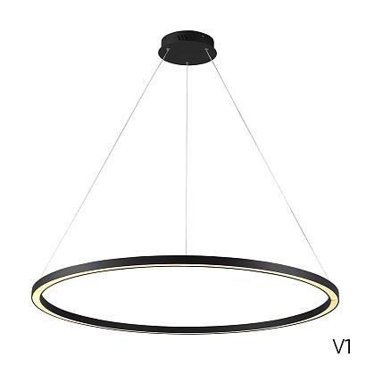 подвесной светильник crystal lux fortuna sp88w led black crystal lux 1811/301n, доставка по Казахстану 