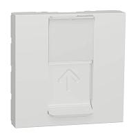 Лицевая панель RJ45 одиночная без коннектора Schneider Electric Unica Modular NU941118 