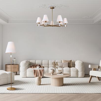 потолочная люстра freya fr5371cl-05bs, доставка по Казахстану 