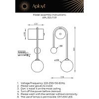 APL.324.11.01 Бра настенное Aployt Ester
