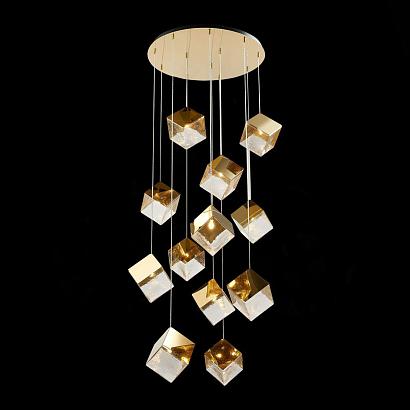 люстры подвесная люстра st luce riello sl1182.203.12, доставка по Казахстану 