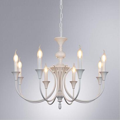 люстры подвесная люстра arte lamp collinetta a4094lm-8wh, доставка по Казахстану 