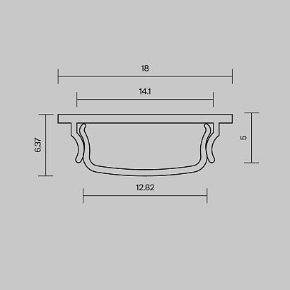 Профиль Maytoni ledstrip 631016 купить в Алматы svet.kz