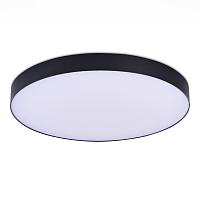 люстры st606.432.96 светильник потолочный черный led 1*96w 3000k 8 640lm ra>85 120° ip20 d600xh55 185-265v, доставка по Казахстану 