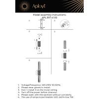 Дополнительная картинка APL.307.41.02 Бра настенное Aployt Brynia