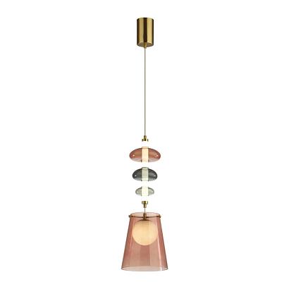 5411/18la l-vision odl_ex23 13 бронзовый/цвет бордовый/серый/белый подвес led 18w 4000k amore, доставка по Казахстану 