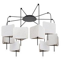 Дополнительная картинка Подвесная люстра Arte Lamp TRIXIE A7084SP-8BK