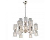 newport 3640 3646+6/c , люстра, nickel clear glass d60*h45/150 cm е14 24*40w, доставка по Казахстану 