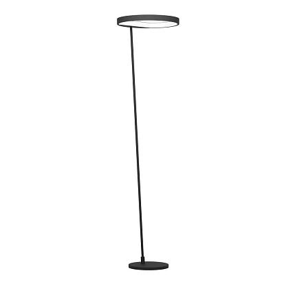 390167 Торшер диммируемый CAREDARA, LED, 23W, алюминий, сталь-черный. Предназначен  использование светодиод. ламп. цок. LED. Источник освещ. в компл.  купить в Алматы svet.kz