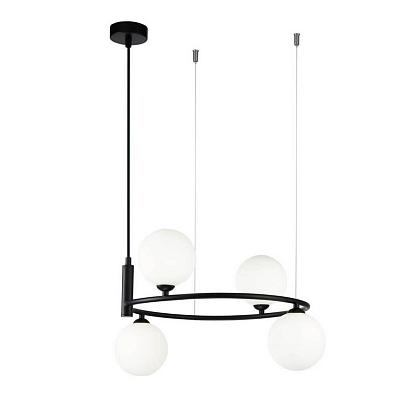 люстры подвесная люстра maytoni ring mod013pl-04b, доставка по Казахстану 