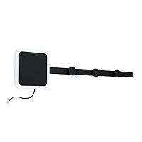 99595 Светодиод бра CARTIGNANO, 7,8W(LED), сталь, черный, пластик, белый. Предназначен для использов