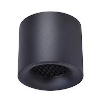 ST761.433.10 Светильник потолочный черный LED 1*10W 3000K 530Lm Ra 36° IP20 D80xH70 170-240VV, доставка по Казахстану 