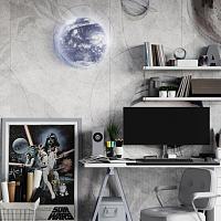 3085/DL PALE SN 015 Светильник пластик/белый/синий LED 48Вт без ДУ 4000К D380 IP43 SPACE