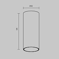 Дополнительная картинка Потолочный светильник Technical C056CL-L12B4K-W-B