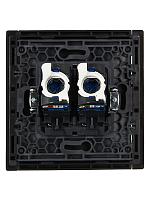 FORTE&PIANO Роз. комп. 2-ая RJ45 кат.6 FP134 чер. IEK 