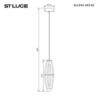 Дополнительная картинка SL1242.103.01 Светильник подвесной ST-Luce CIARA