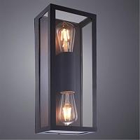 Дополнительная картинка Уличный настенный светильник Arte Lamp Belfast A4569AL-2BK