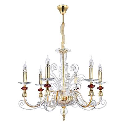 люстры люстра crystal lux catarina sp6 v2 gold/transparent-cognac crystal lux 1361/306, доставка по Казахстану 
