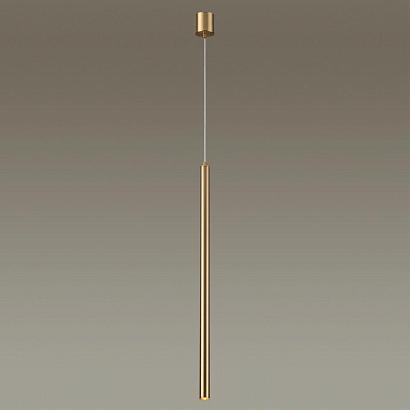 4374/3l hightech odl23 123 золото/металл подвесной светильник (база для встройки в комплекте) ip20 led 3w 237лм 3000k fiano, доставка по Казахстану 