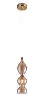 Дополнительная картинка Светильник подвесной Crystal Lux IRIS SP1 B AMBER Crystal Lux 2073/201