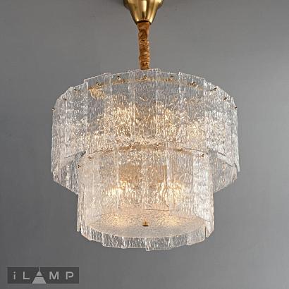 люстры светильник подвесной ilamp manhattan p6315-d600 br, доставка по Казахстану 